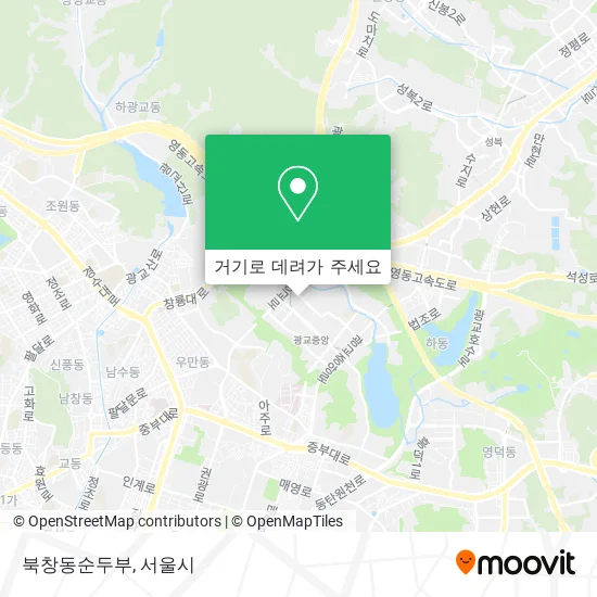 북창동순두부 지도