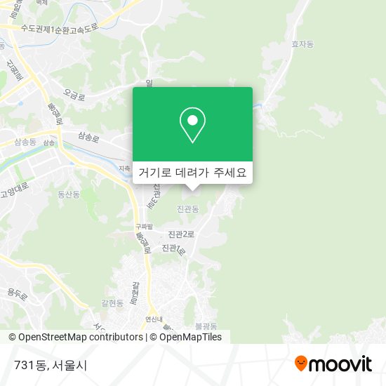 731동 지도