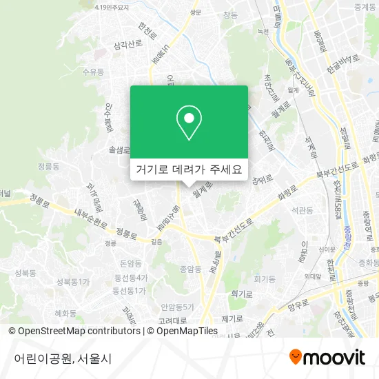 어린이공원 지도