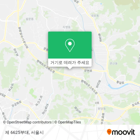 제 6625부대 지도