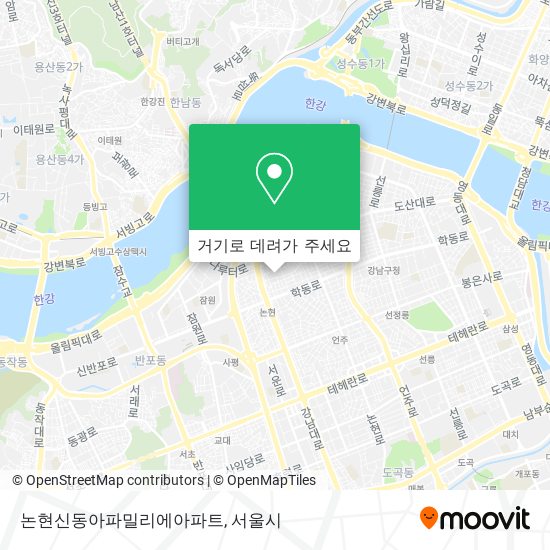 논현신동아파밀리에아파트 지도