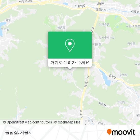 돌담집 지도