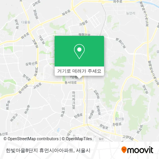 한빛마을8단지 휴먼시아아파트 지도