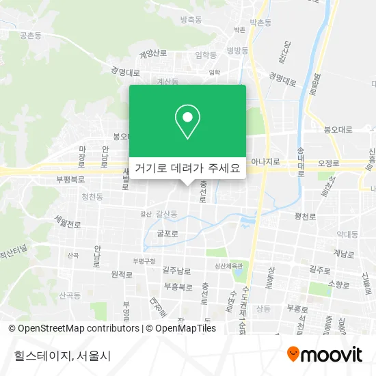 힐스테이지 지도