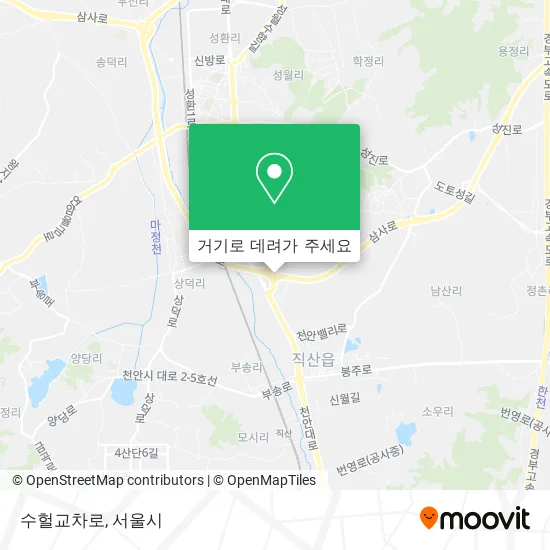 수헐교차로 지도