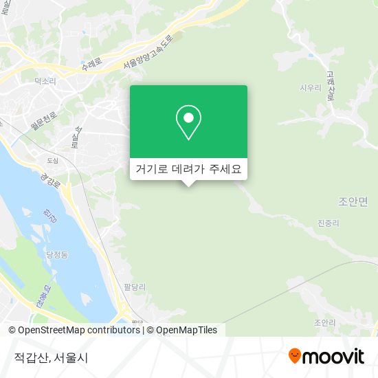 적갑산 지도