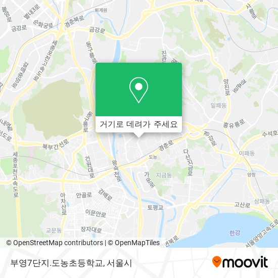 부영7단지.도농초등학교 지도