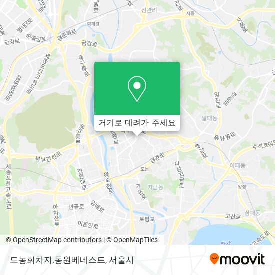 도농회차지.동원베네스트 지도