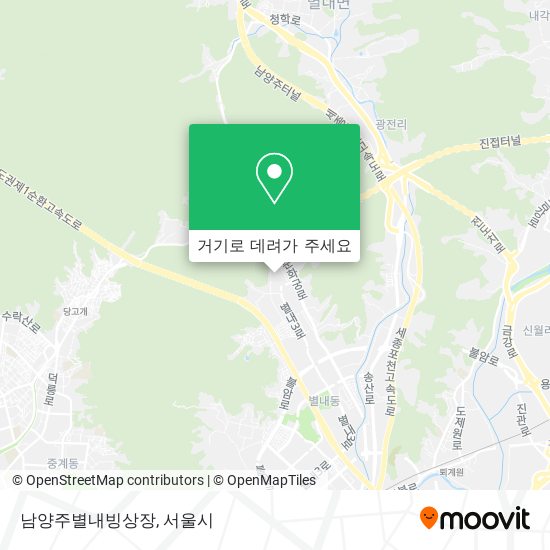 남양주별내빙상장 지도