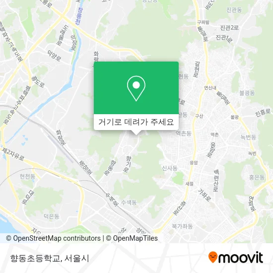 향동초등학교 지도