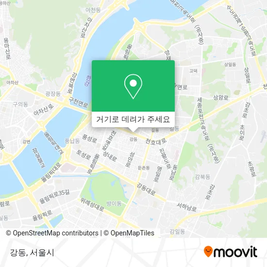 강동 지도