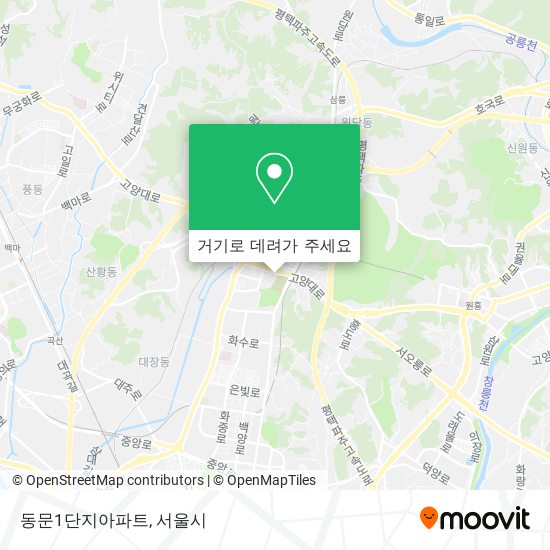 동문1단지아파트 지도