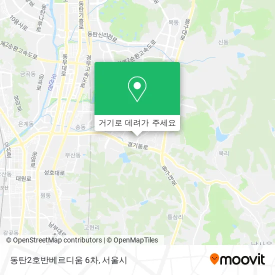 동탄2호반베르디움 6차 지도