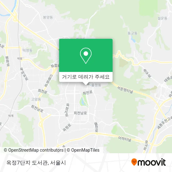 옥정7단지 도서관 지도