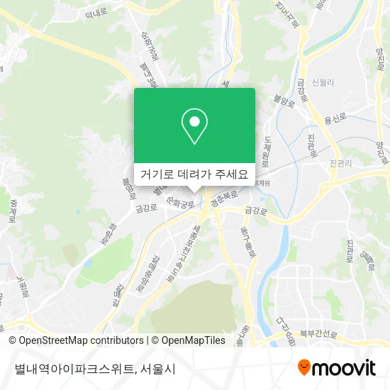 별내역아이파크스위트 지도