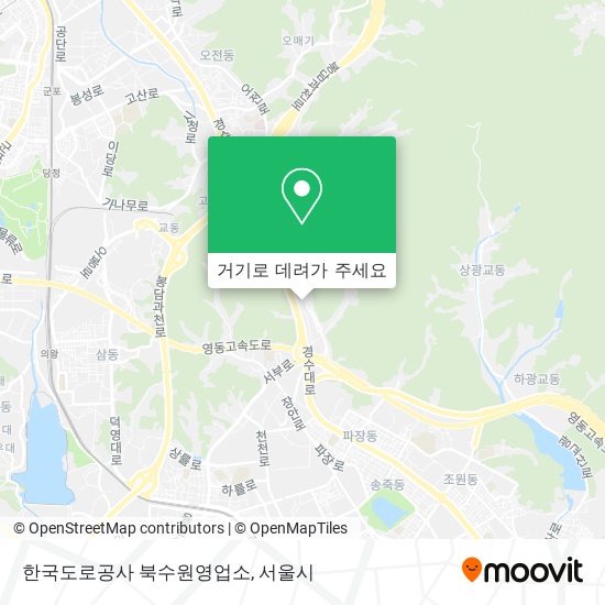한국도로공사 북수원영업소 지도
