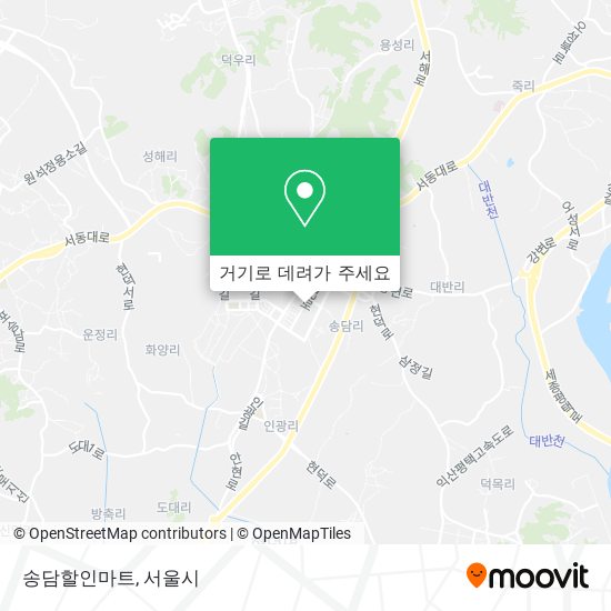 송담할인마트 지도
