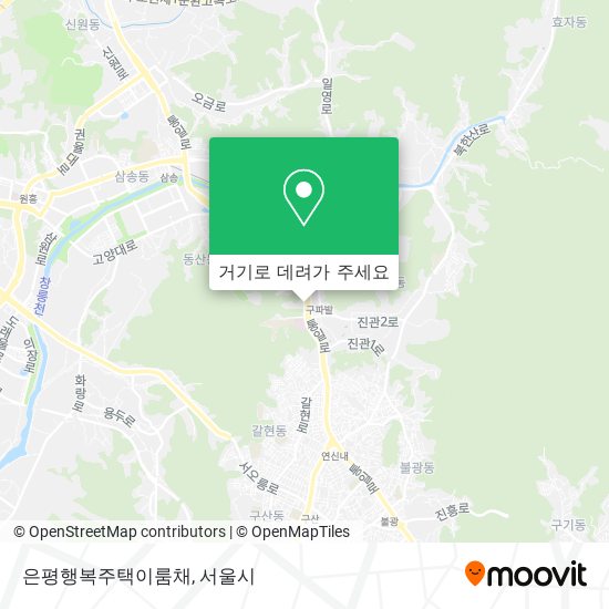 은평행복주택이룸채 지도