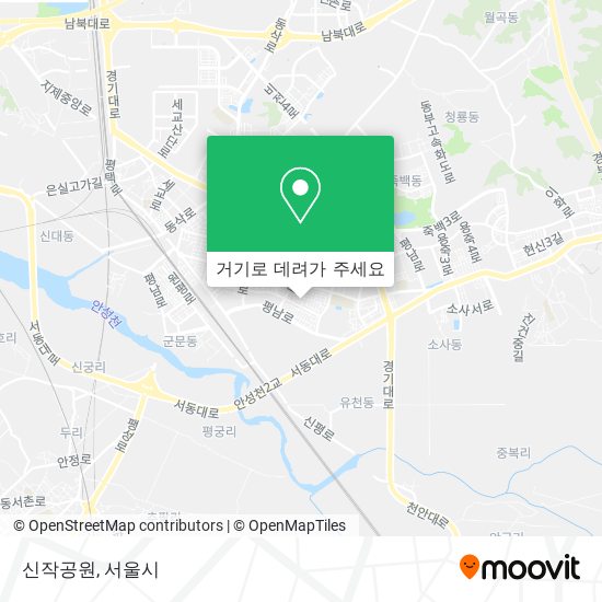 신작공원 지도