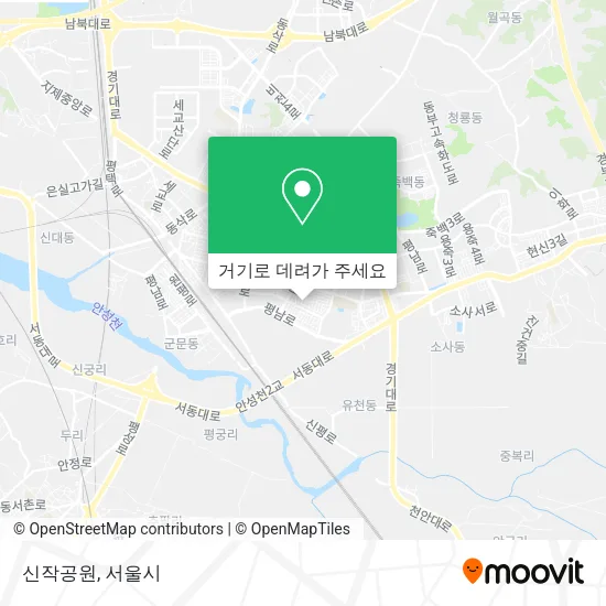 신작공원 지도