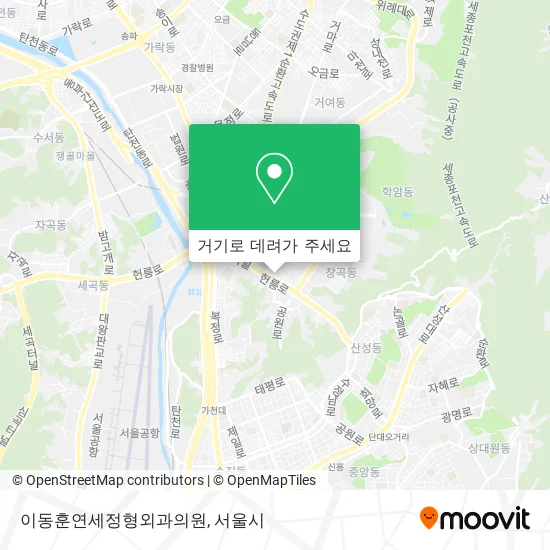 이동훈연세정형외과의원 지도