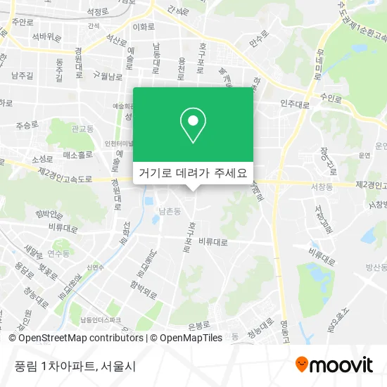 풍림 1차아파트 지도
