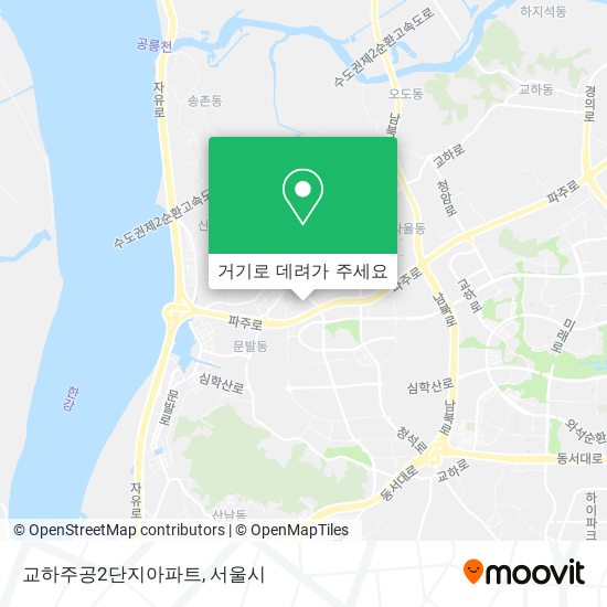 교하주공2단지아파트 지도