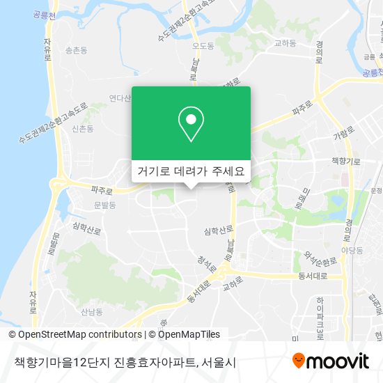 책향기마을12단지 진흥효자아파트 지도