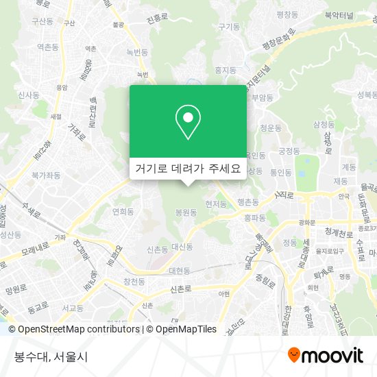 봉수대 지도