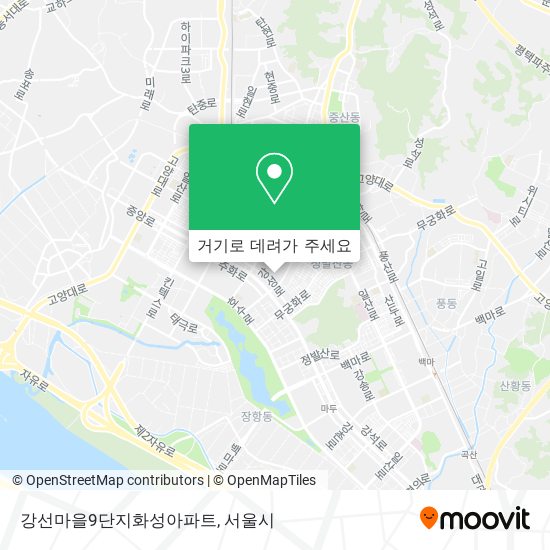 강선마을9단지화성아파트 지도