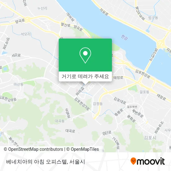 베네치아의 아침 오피스텔 지도