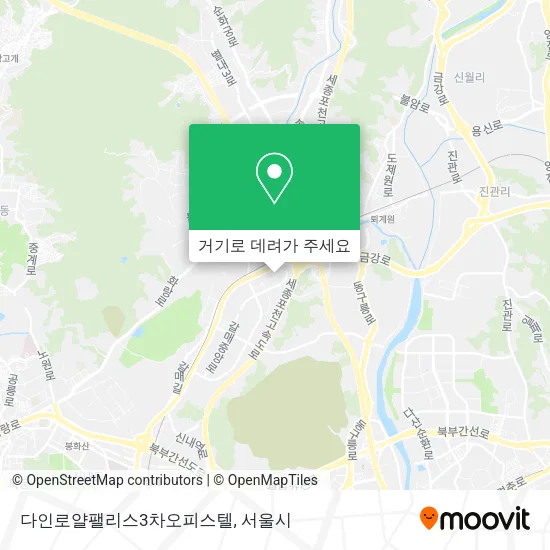 다인로얄팰리스3차오피스텔 지도