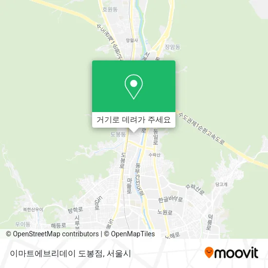이마트에브리데이 도봉점 지도