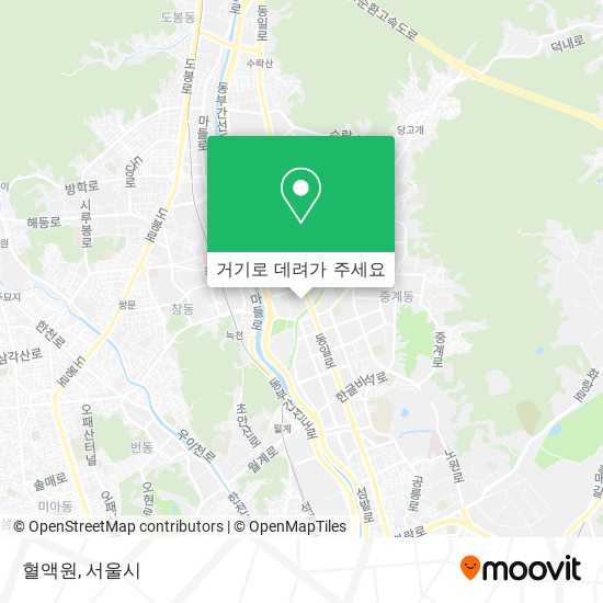 혈액원 지도