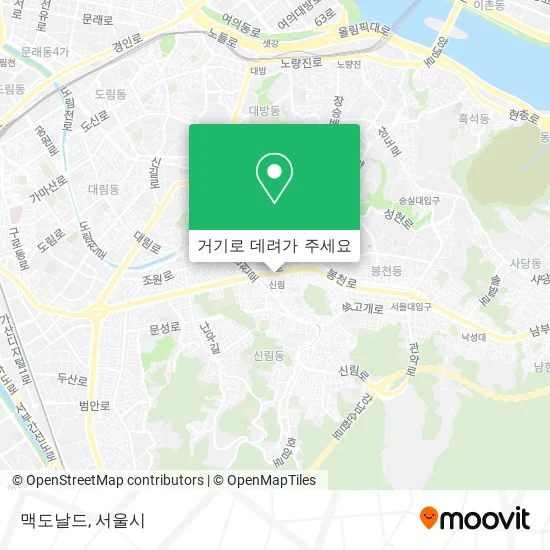 맥도날드 지도