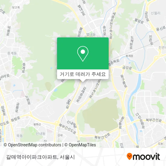 갈매역아이파크아파트 지도