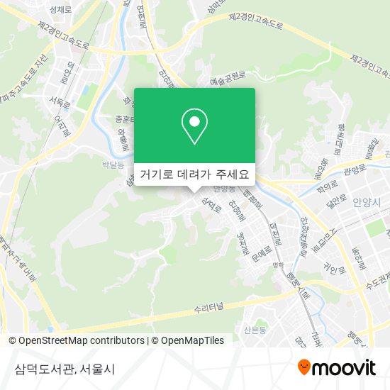 삼덕도서관 지도