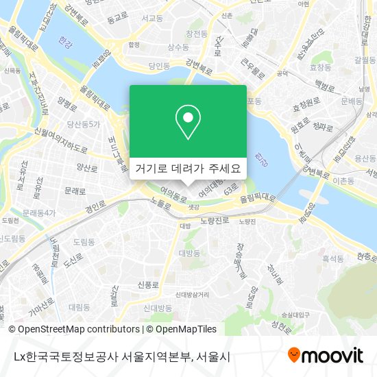 Lx한국국토정보공사 서울지역본부 지도