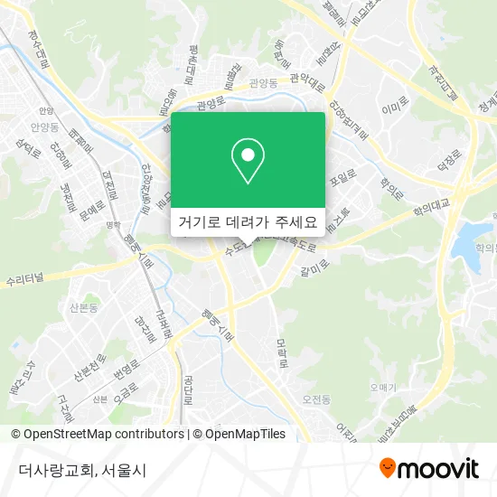 더사랑교회 지도