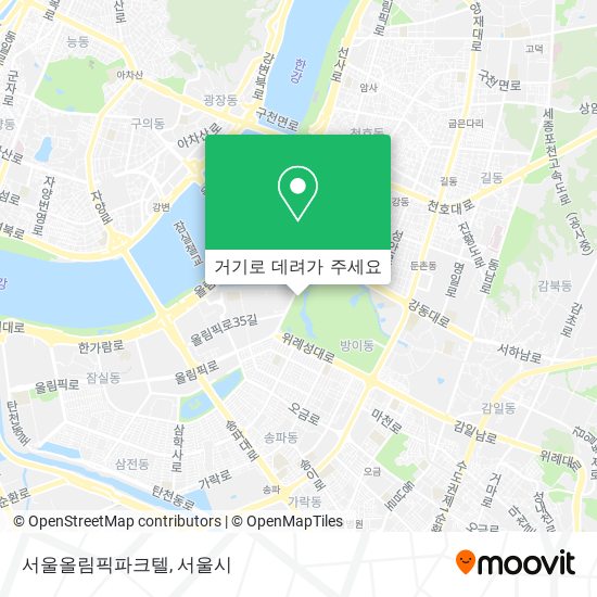 서울올림픽파크텔 지도