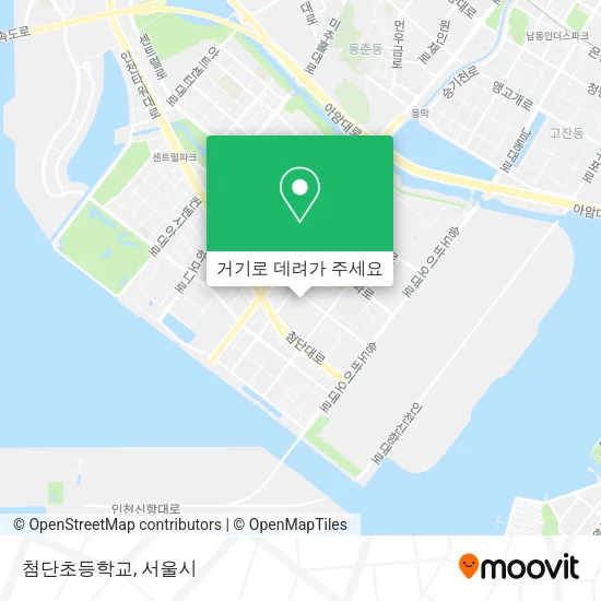 첨단초등학교 지도
