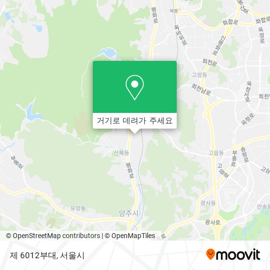 제 6012부대 지도