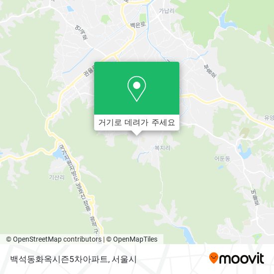 백석동화옥시즌5차아파트 지도