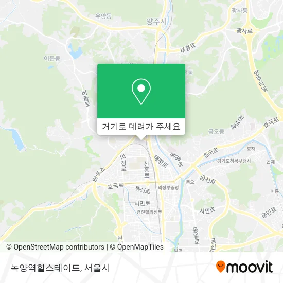 녹양역힐스테이트 지도
