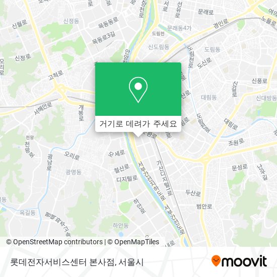 롯데전자서비스센터 본사점 지도
