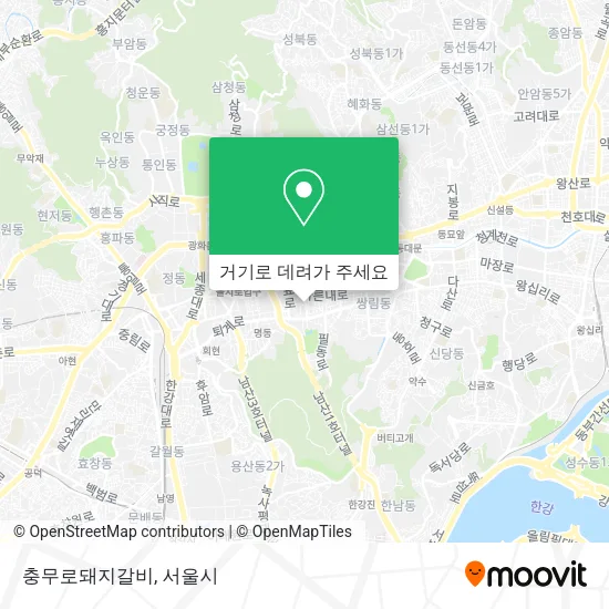 충무로돼지갈비 지도