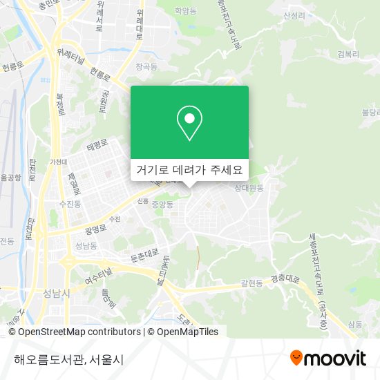 해오름도서관 지도
