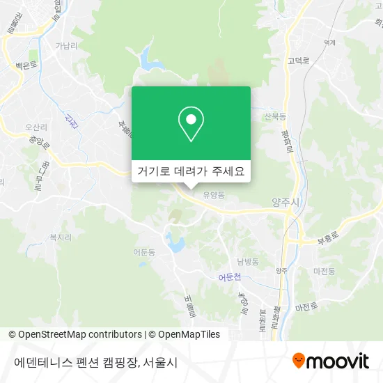 에덴테니스 폔션 캠핑장 지도