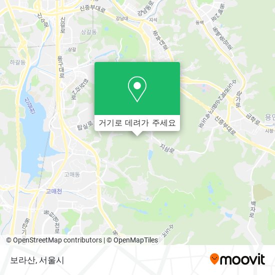 보라산 지도