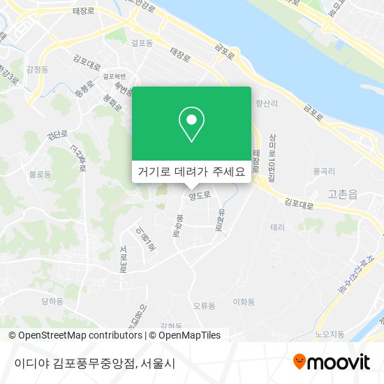 이디야 김포풍무중앙점 지도